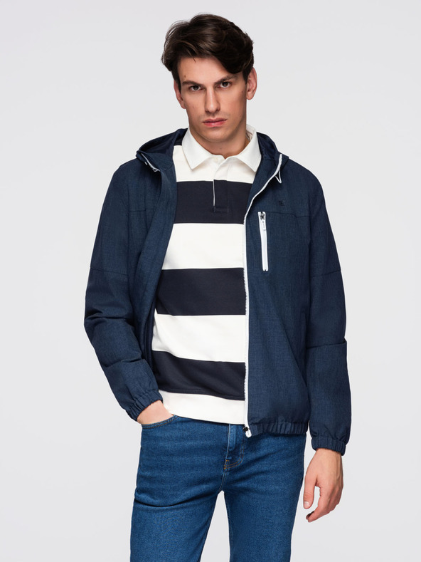 Ombre Clothing Muška lagana sportska jakna s podstavom od flisa Ombre Clothing