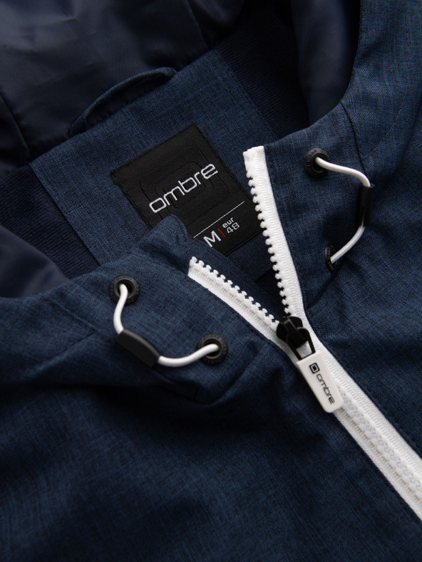 Ombre Clothing Muška lagana sportska jakna s podstavom od flisa Ombre Clothing