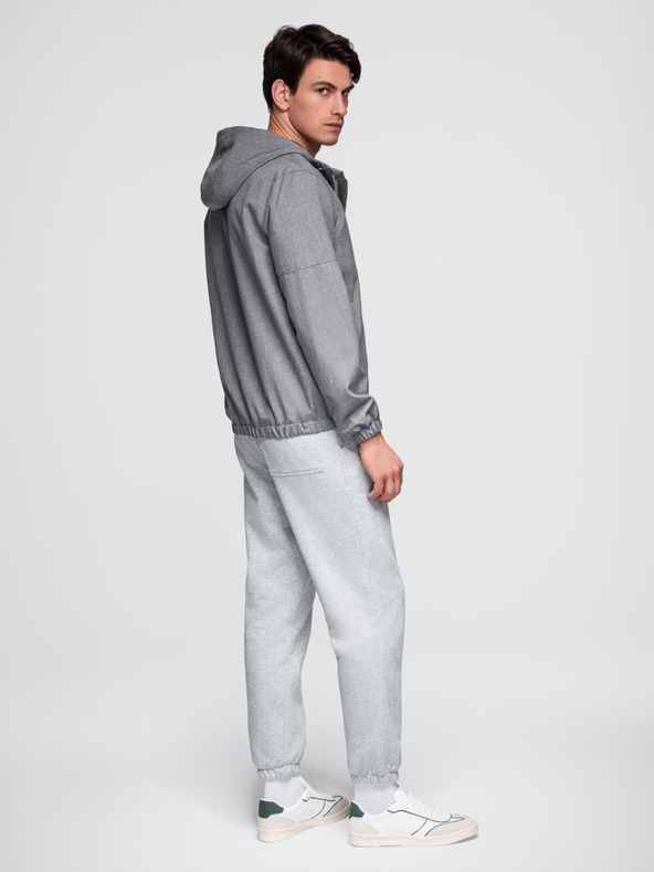 Ombre Clothing Muška lagana sportska jakna s podstavom od flisa Ombre Clothing