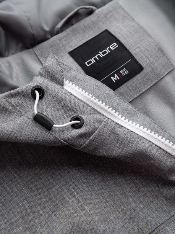 Ombre Clothing Muška lagana sportska jakna s podstavom od flisa Ombre Clothing