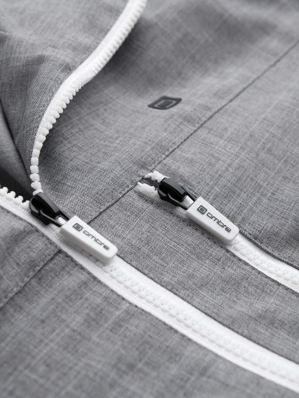 Ombre Clothing Muška lagana sportska jakna s podstavom od flisa Ombre Clothing