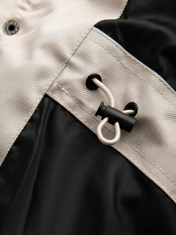 Ombre Clothing Ombre Clothing muška parka jakna s dugom kapuljačom