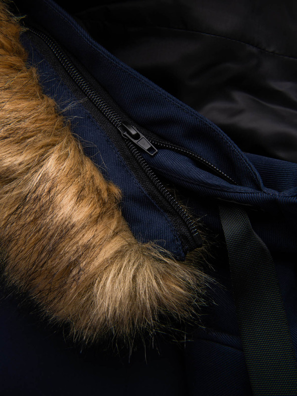 Ombre Clothing Ombre Clothing muška parka jakna s dugom kapuljačom