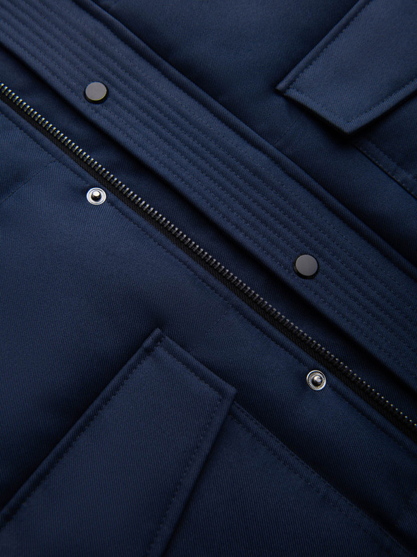 Ombre Clothing Ombre Clothing muška parka jakna s dugom kapuljačom