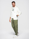 Ombre Clothing Muška pletena trenirka s džepovima maslinasta Ombre odjeća