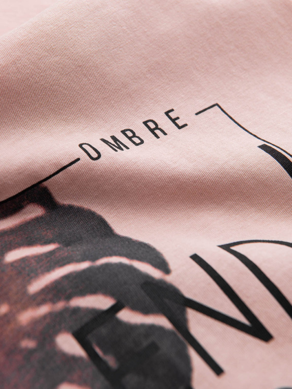 Edoti EDOTI Muška majica s printom, svijetlo roza