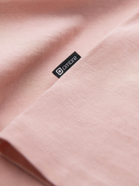 Edoti EDOTI Muška majica s printom, svijetlo roza