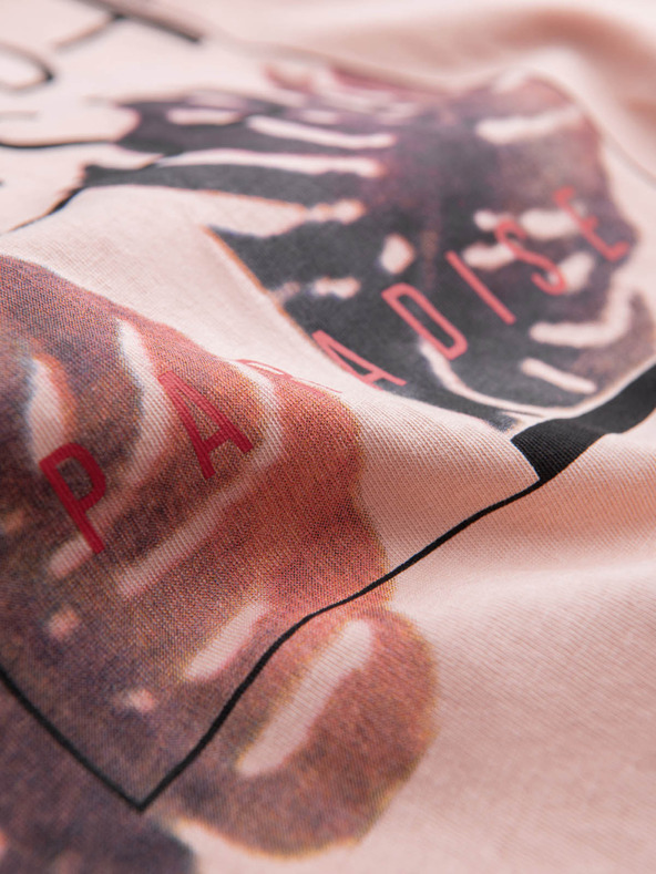 Edoti EDOTI Muška majica s printom, svijetlo roza