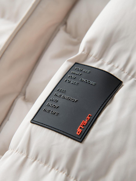 Ombre Clothing Muška sportska topla jakna s dvostrukom kapuljačom Ombre Clothing