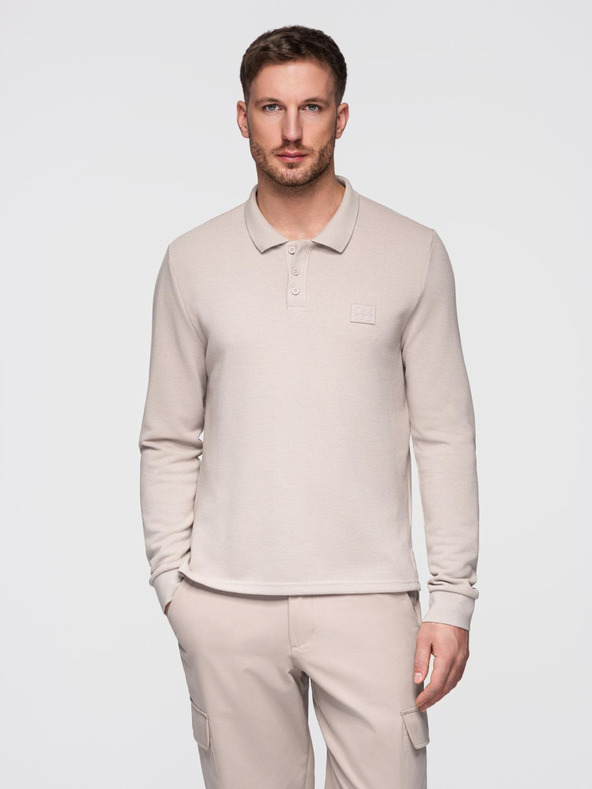 Ombre Clothing Ombre Clothing Muška polo majica dugih rukava