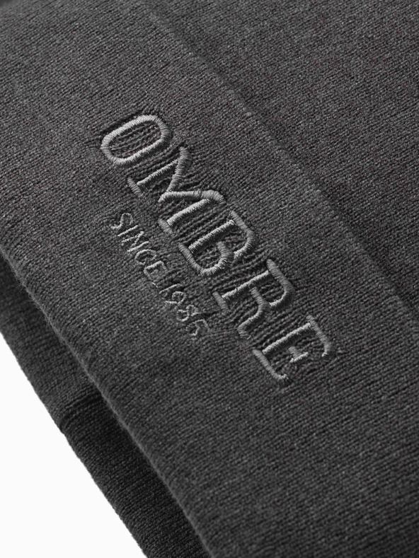 Ombre Clothing Muška pletena kapa s izvezenim natpisom Ombre Clothing