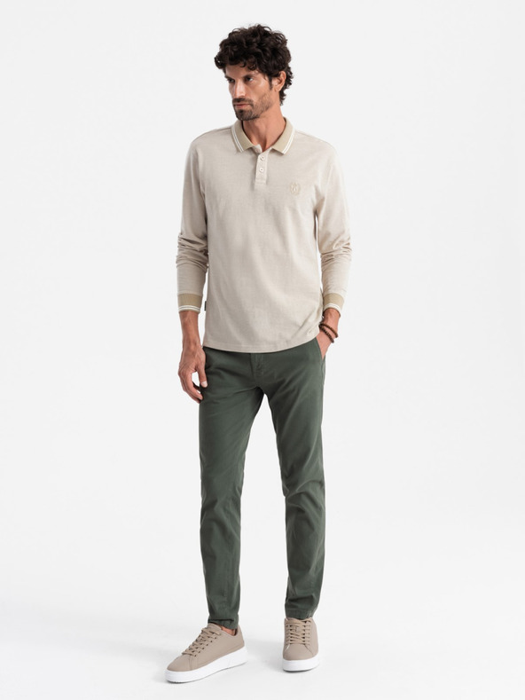 Ombre Clothing Ombre Clothing Muška polo majica dugih rukava