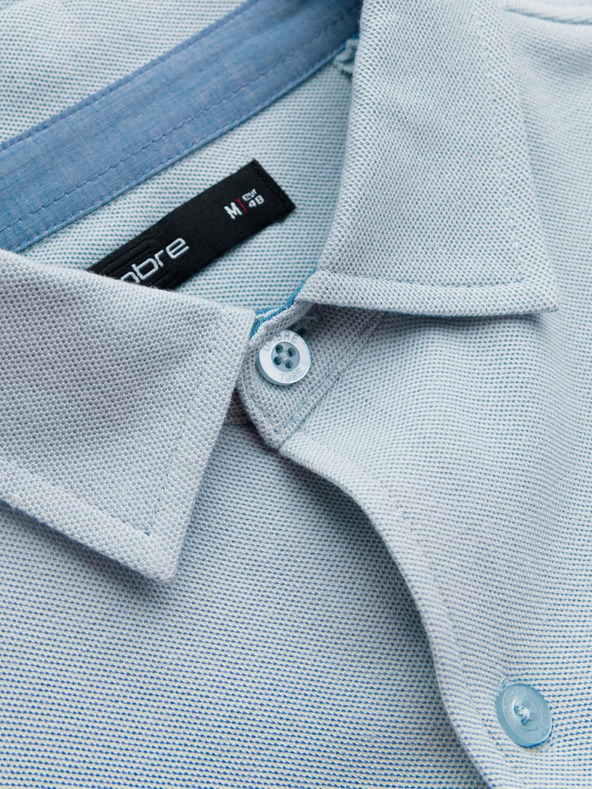 Ombre Clothing Ombre Clothing Muška pletena uska košulja dugih rukava