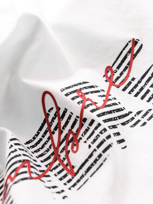 Ombre Clothing Muška pamučna majica s finim vezom Ombre Clothing