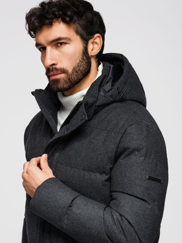 Ombre Clothing Ombre Clothing muška lagana jakna s mrežastom podstavom i kapuljačom