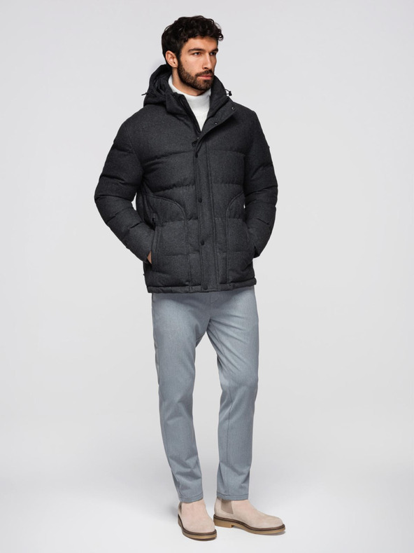 Ombre Clothing Ombre Clothing muška lagana jakna s mrežastom podstavom i kapuljačom