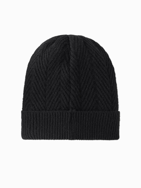 Ombre Clothing Muška pletena kapa s flasterom Ombre Clothing