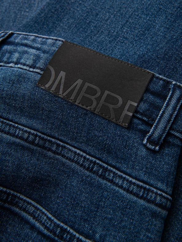 Ombre Clothing Muške traperice STRAIGHT LEG - crne V1 OM-PADP-0133 Ombre odjeća