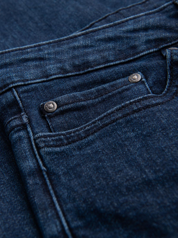 Ombre Clothing Muške klasične isprane traperice REGULAR FIT plava Ombre odjeća