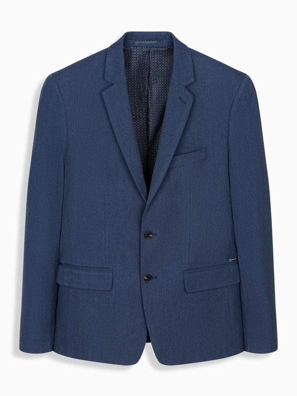 Ombre Clothing Elegantna muška jakna od mješavine vune u tamnoplavoj Ombre odjeći