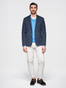 Ombre Clothing Elegantna muška jakna od mješavine vune u tamnoplavoj Ombre odjeći
