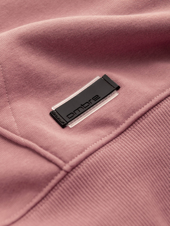 Ombre Clothing Muška pamučna hoodie dukserica BASIC s džepom Ombre Clothing