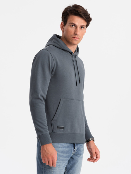 Ombre Clothing Muška pamučna hoodie dukserica BASIC s džepom Ombre Clothing