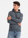 Ombre Clothing Muška pamučna hoodie dukserica BASIC s džepom Ombre Clothing