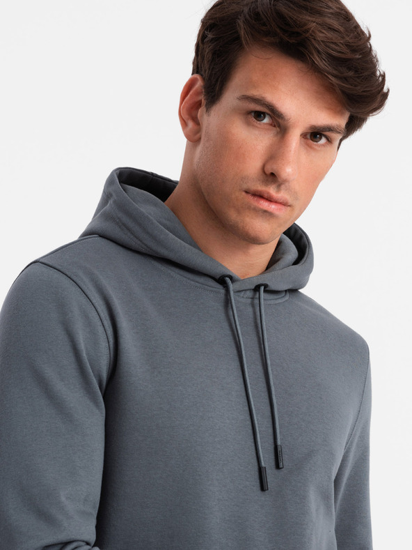 Ombre Clothing Muška pamučna hoodie dukserica BASIC s džepom Ombre Clothing