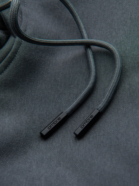 Ombre Clothing Muška pamučna hoodie dukserica BASIC s džepom Ombre Clothing