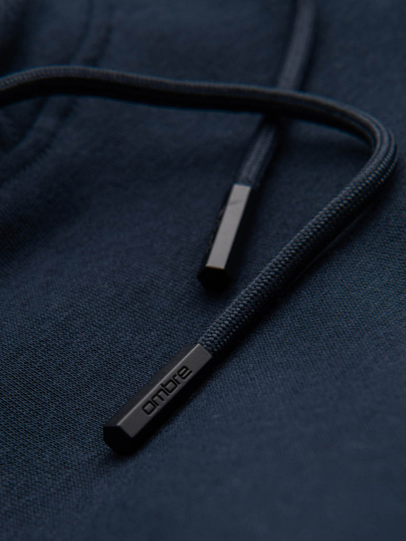 Ombre Clothing Muška pamučna hoodie dukserica BASIC s džepom Ombre Clothing