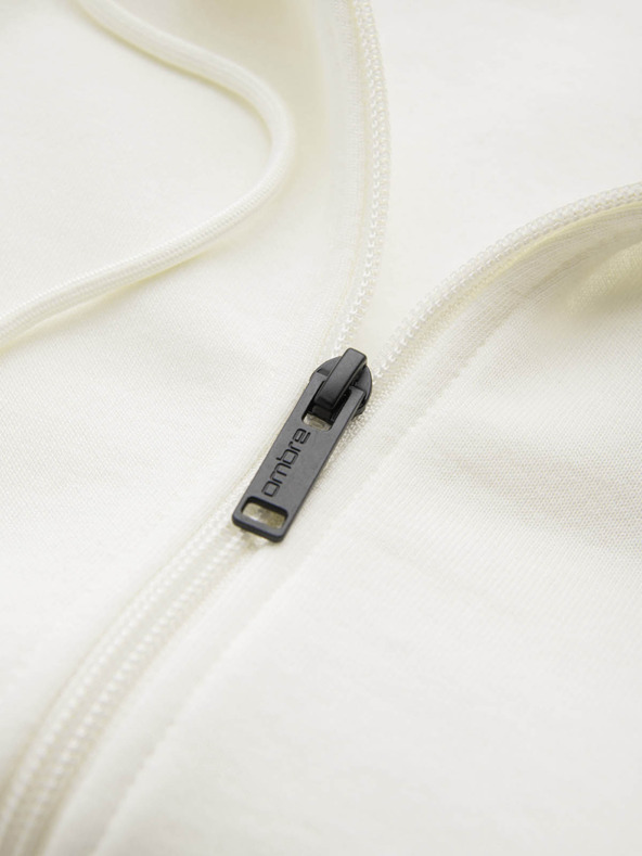 Ombre Clothing Muška pamučna dukserica BASIC sa zipom Ombre Clothing