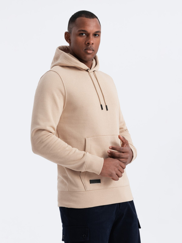 Ombre Clothing Muška pamučna hoodie dukserica BASIC s džepom Ombre Clothing