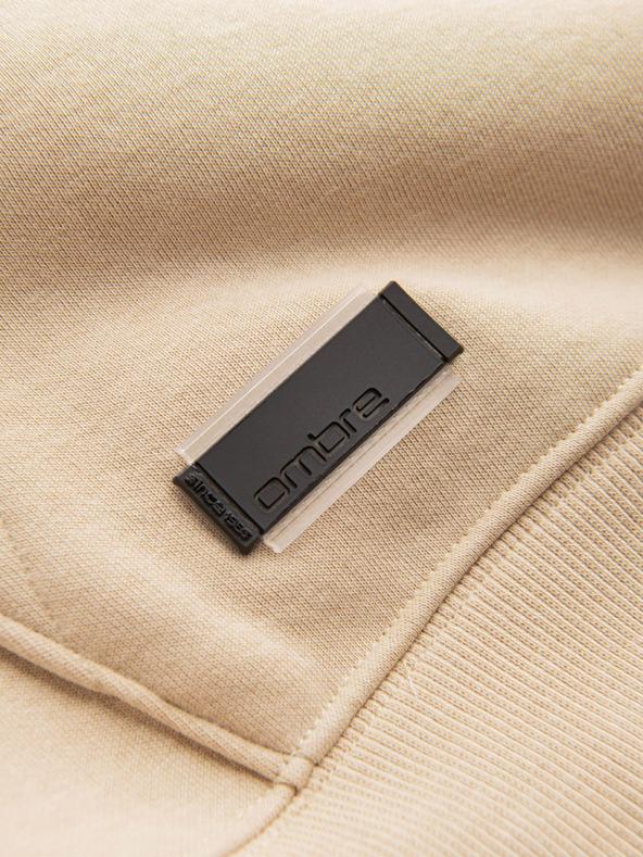 Ombre Clothing Muška pamučna hoodie dukserica BASIC s džepom Ombre Clothing