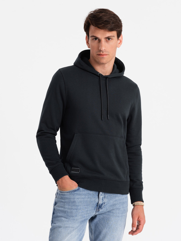 Ombre Clothing Muška pamučna hoodie dukserica BASIC s džepom Ombre Clothing