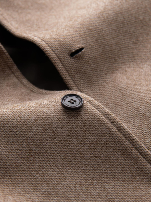 Ombre Clothing Ombre Clothing muški melange dugi kaput s kapuljačom