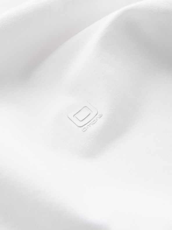 Ombre Clothing Muška trobojna pamučna majica kratkih rukava - bijela i tamnoplava V3 OM-TSCT-0174 Ombre odjeća