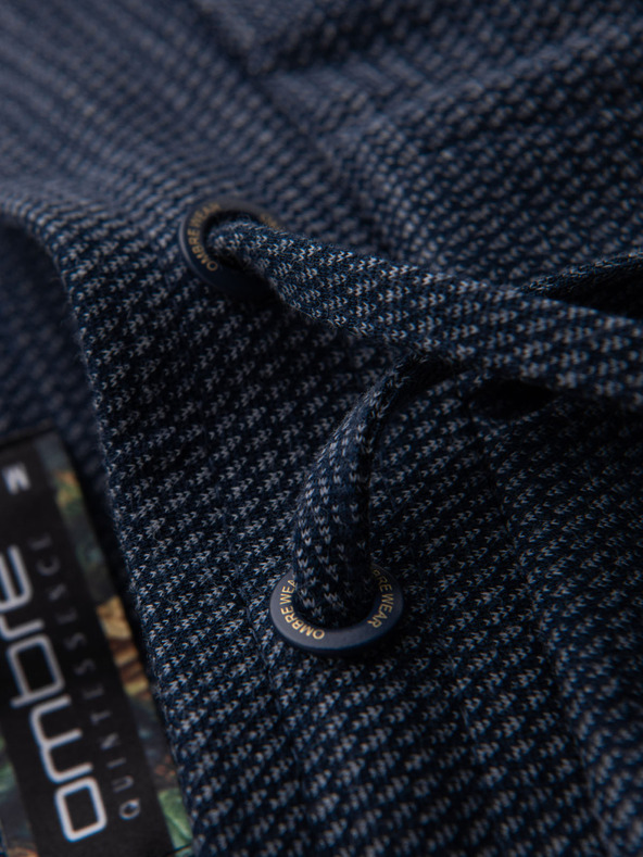 Ombre Clothing Muške strukturirane pletene kratke hlače s elastičnim pojasom Ombre Clothing