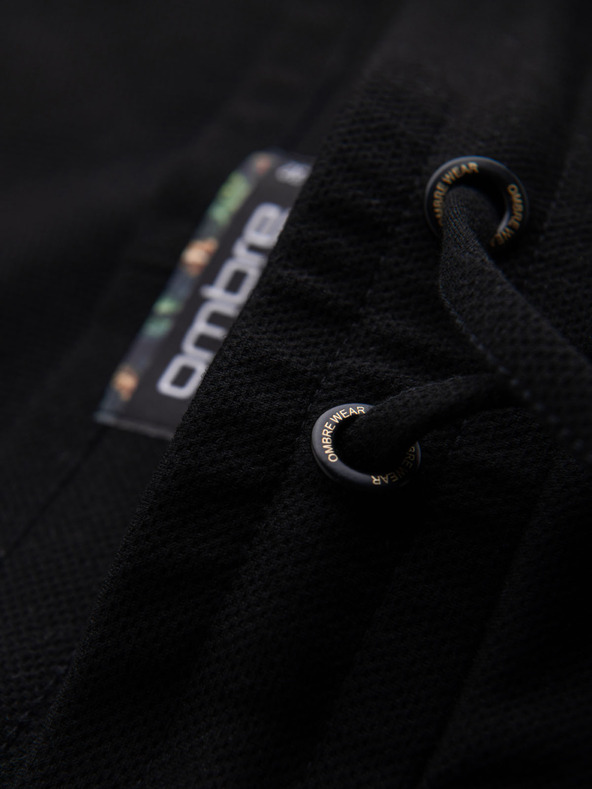 Ombre Clothing Muške pletene kratke hlače s preklopljenim nogavicama Ombre Clothing