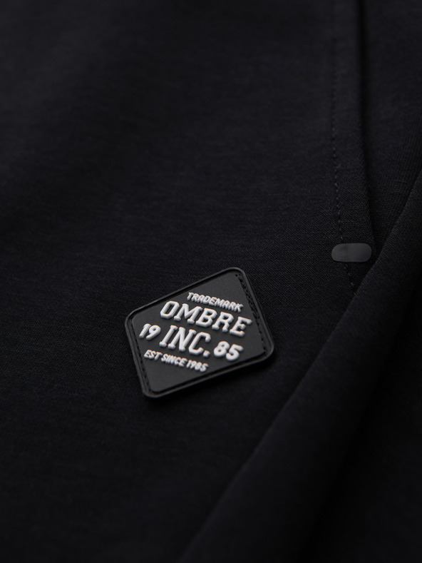 Ombre Clothing Muške trenerke s rebrastim manžetama i dekorativnim patentom Ombre Clothing