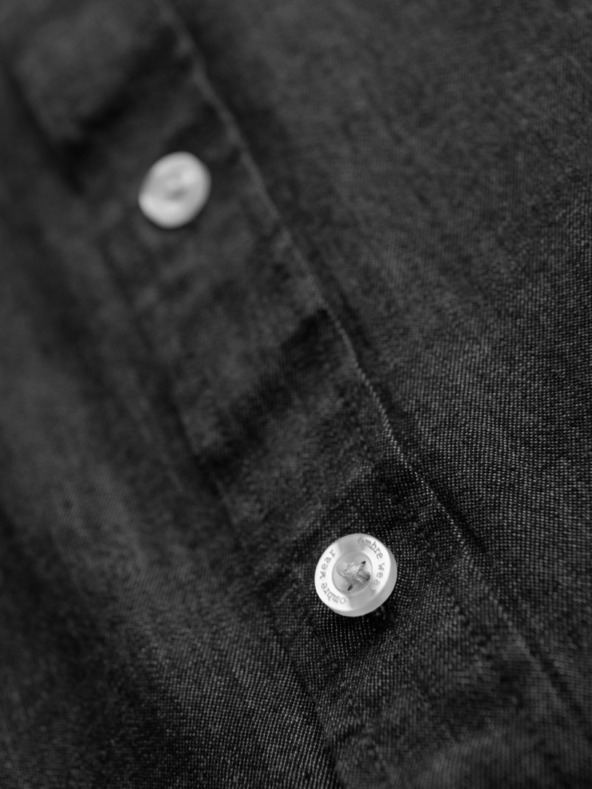 Ombre Clothing Muška traper košulja s vez-džepom Ombre Clothing