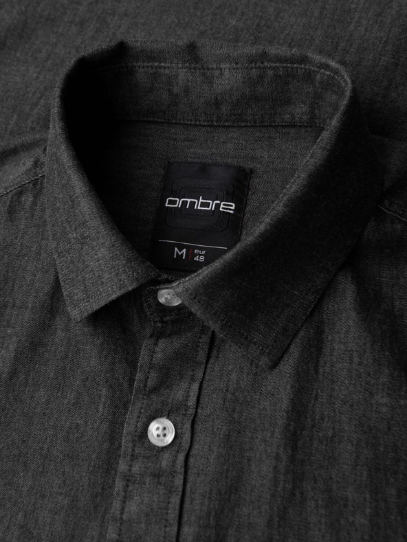 Ombre Clothing Muška traper košulja s vez-džepom Ombre Clothing