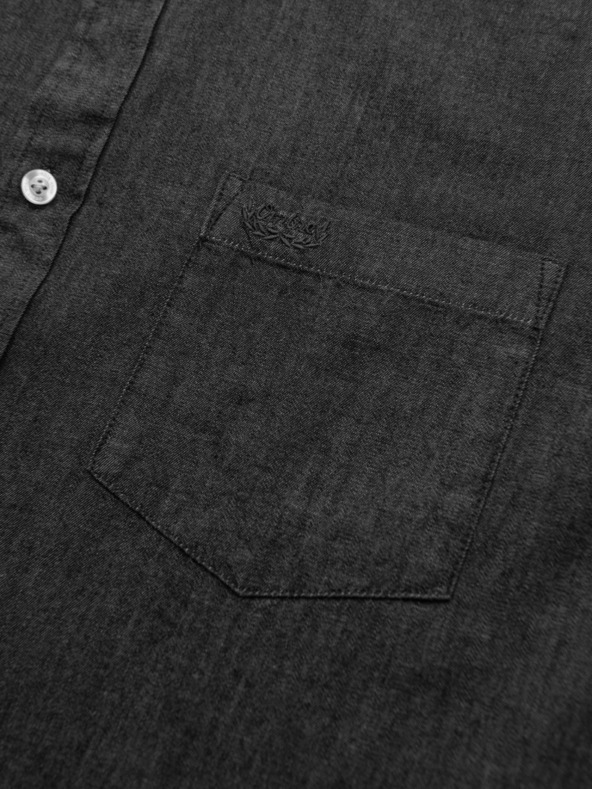 Ombre Clothing Muška traper košulja s vez-džepom Ombre Clothing