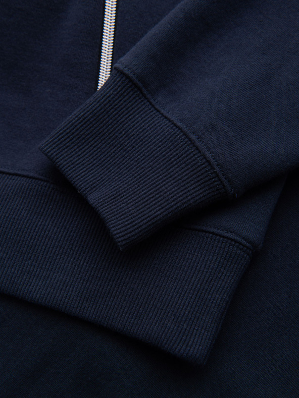 Ombre Clothing Oprana muška dukserica s dekorativnim šavom oko izreza Ombre Clothing