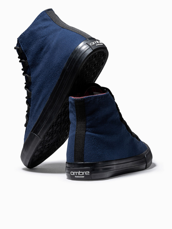 Ombre Clothing Crno-plave muške tenisice cipele Ombre Clothing T378