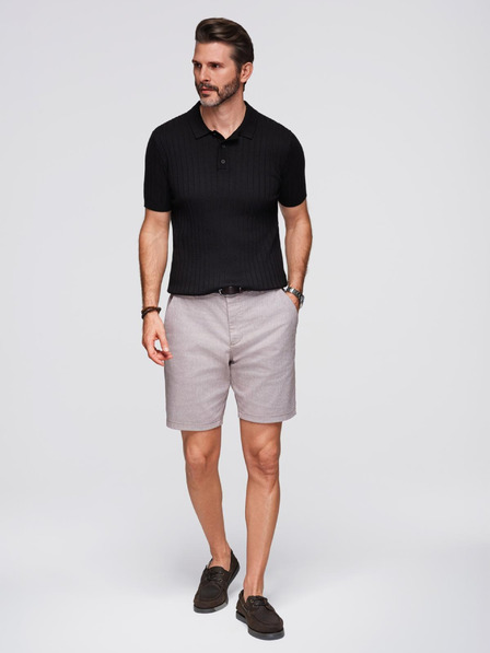 Ombre Clothing Muška polo majica SLIM FIT od viskoze s okomitim prugama Ombre Clothing