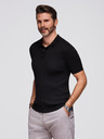 Ombre Clothing Muška polo majica SLIM FIT od viskoze s okomitim prugama Ombre Clothing