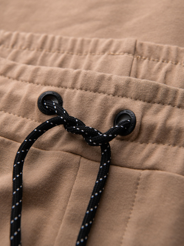 Ombre Clothing Muška dukserica s kapuljačom + trenerka - smeđa