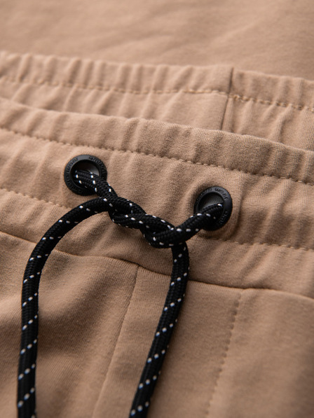 Ombre Clothing Muška dukserica s kapuljačom + trenerka - smeđa