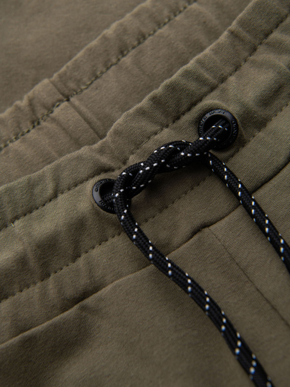 Ombre Clothing Muška dukserica s kapuljačom + trenerka - maslinasta